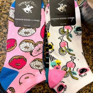 Fun socks margaritas and donuts